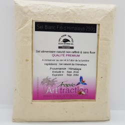 Sale bianco finissimo (non raffinato) dell'Himalaya 250g