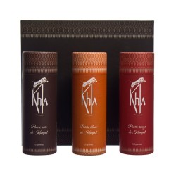 Coffret trois Poivres de Kampot - (Noir - Rouge - Blanc) - en grains